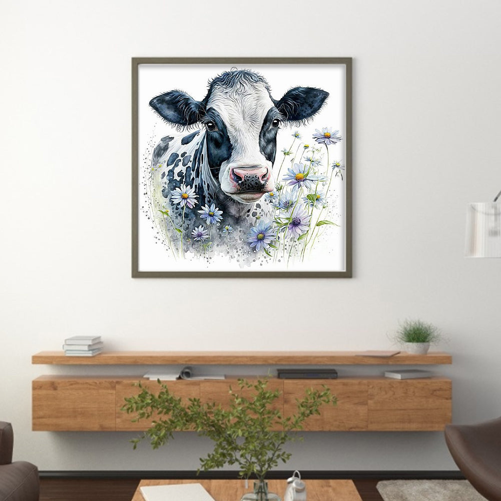 Daisy Wagyu - 11CT Stamped Cross Stitch 40*40CM