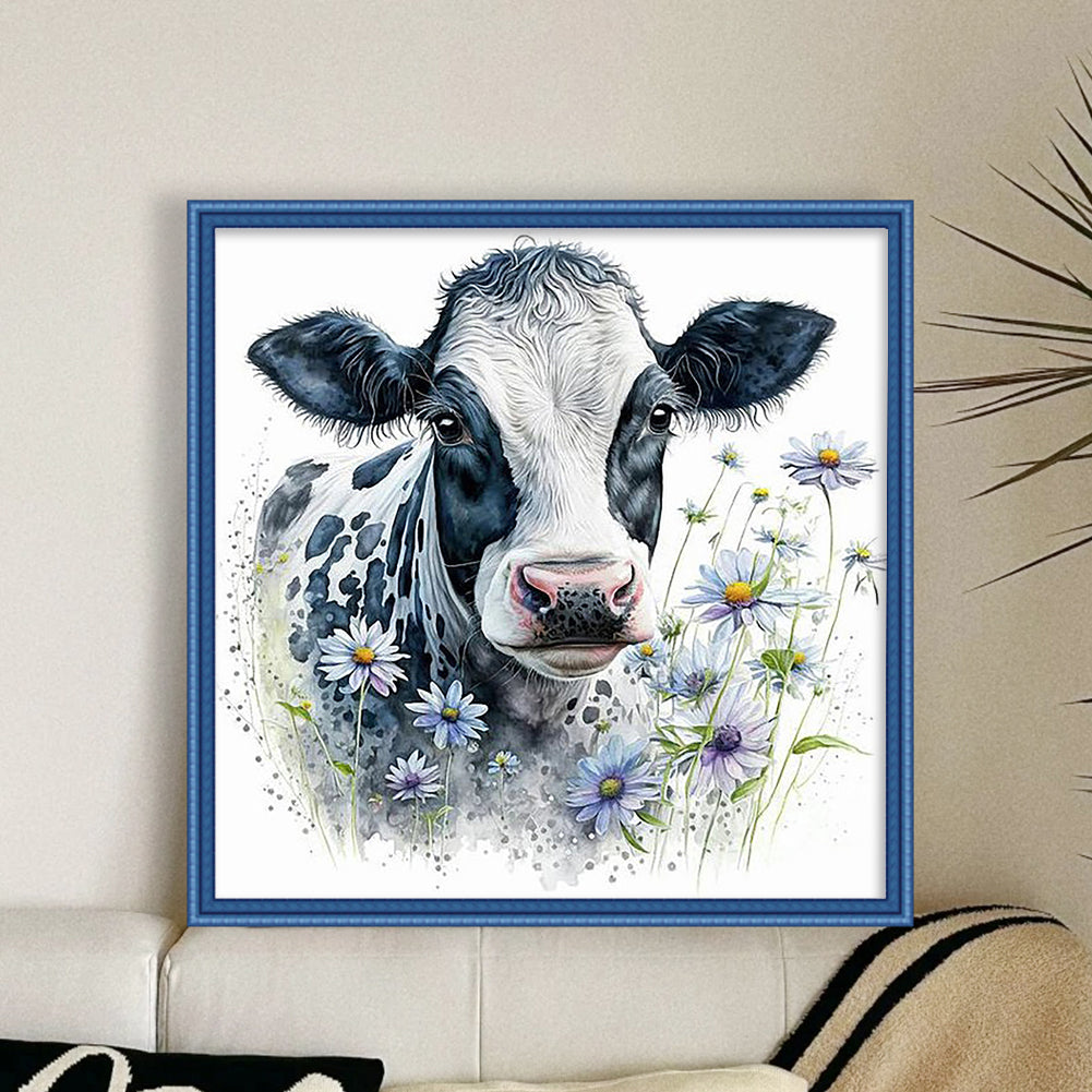 Daisy Wagyu - 11CT Stamped Cross Stitch 40*40CM