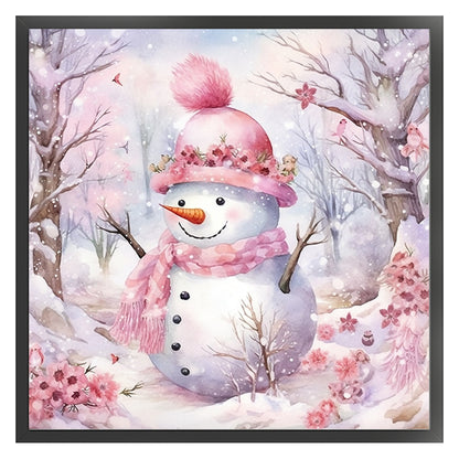 Snowman - 11CT Stamped Cross Stitch 40*40CM