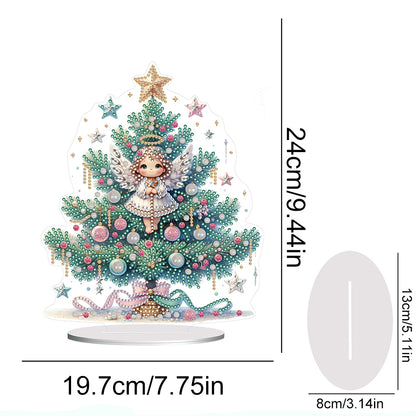 Acrylic Little Angel Special Shape+Round Diamonds Painting Desktop Decor (#3)