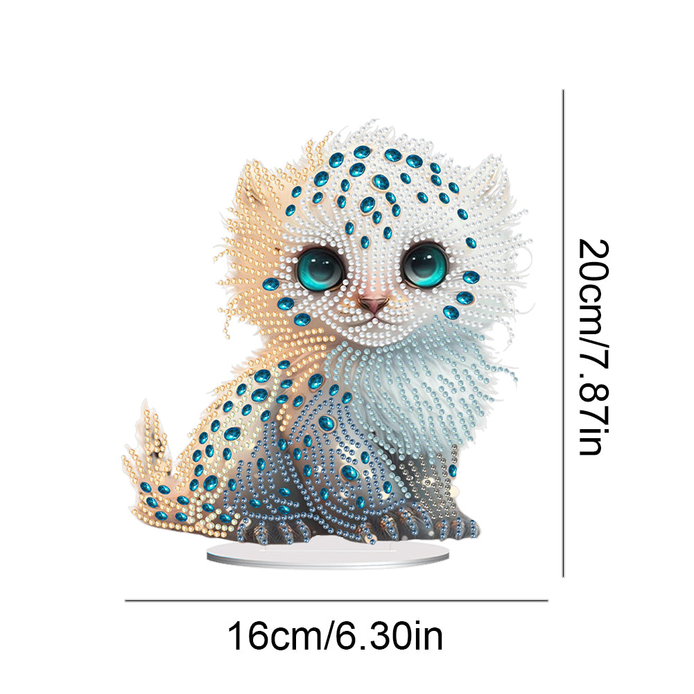 Acrylic Lion Raccoon Diamonds Painting Desktop Decorations for Office Decor (#3)