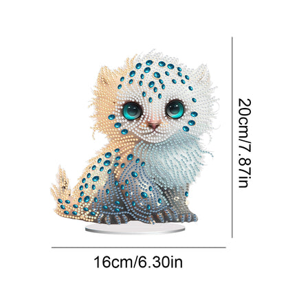 Acrylic Lion Raccoon Diamonds Painting Desktop Decorations for Office Decor (#3)