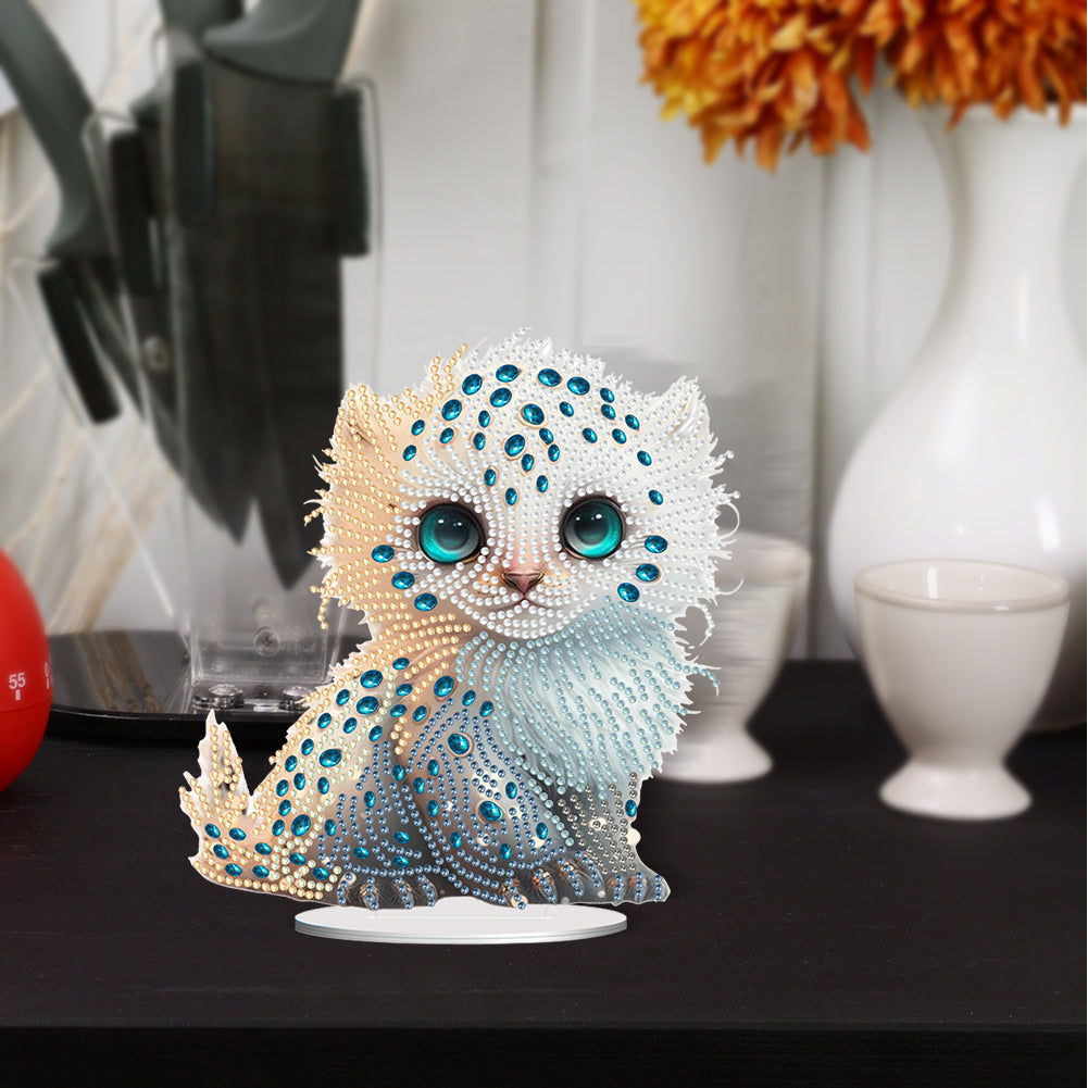 Acrylic Lion Raccoon Diamonds Painting Desktop Decorations for Office Decor (#3)