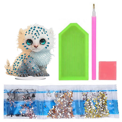 Acrylic Lion Raccoon Diamonds Painting Desktop Decorations for Office Decor (#3)