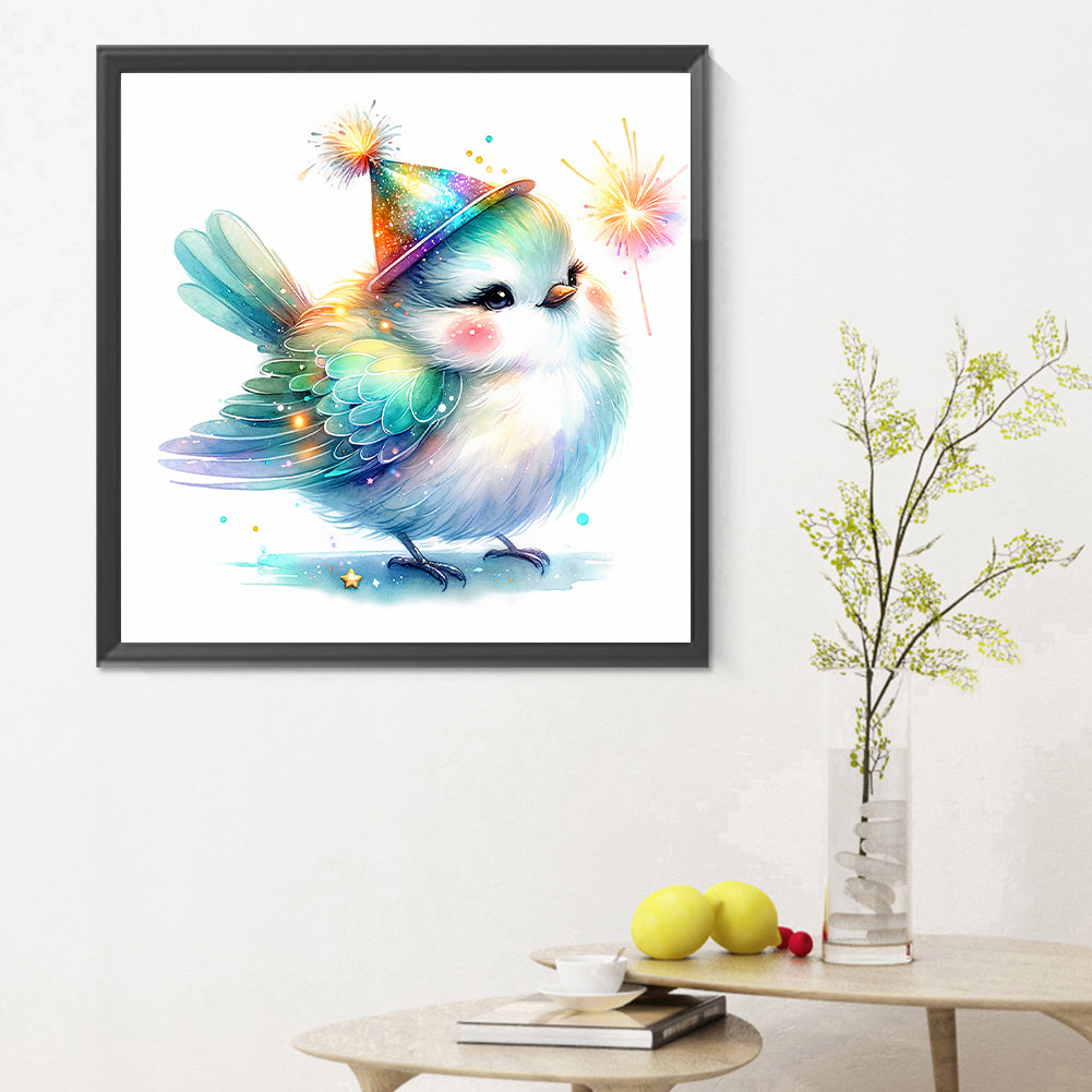 Shiny Animal Bird - Full Round Drill Diamond Painting 30*30CM