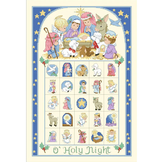 Cartoon Characters - 11CT Stamped Cross Stitch 50*70CM