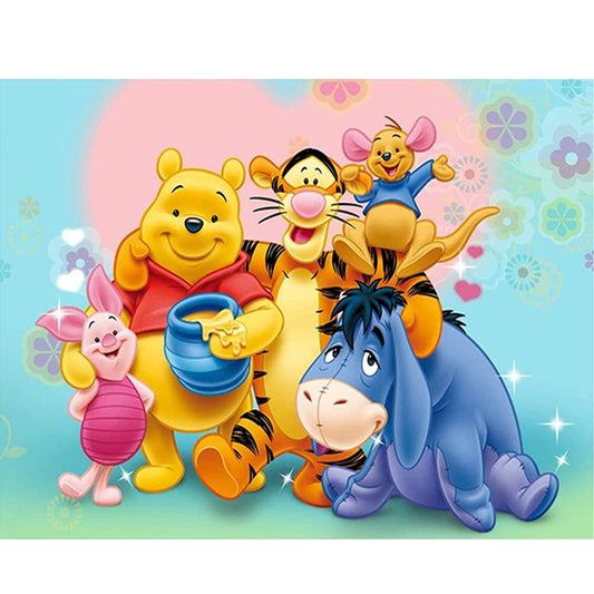 Winnie The Pooh And His Friends - 11CT Stamped Cross Stitch 50*40CM