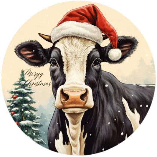 Dairy Cow - 11CT Stamped Cross Stitch 40*40CM