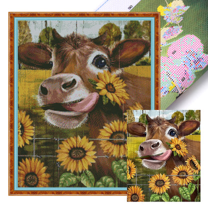 Ox - 11CT Stamped Cross Stitch 40*50CM