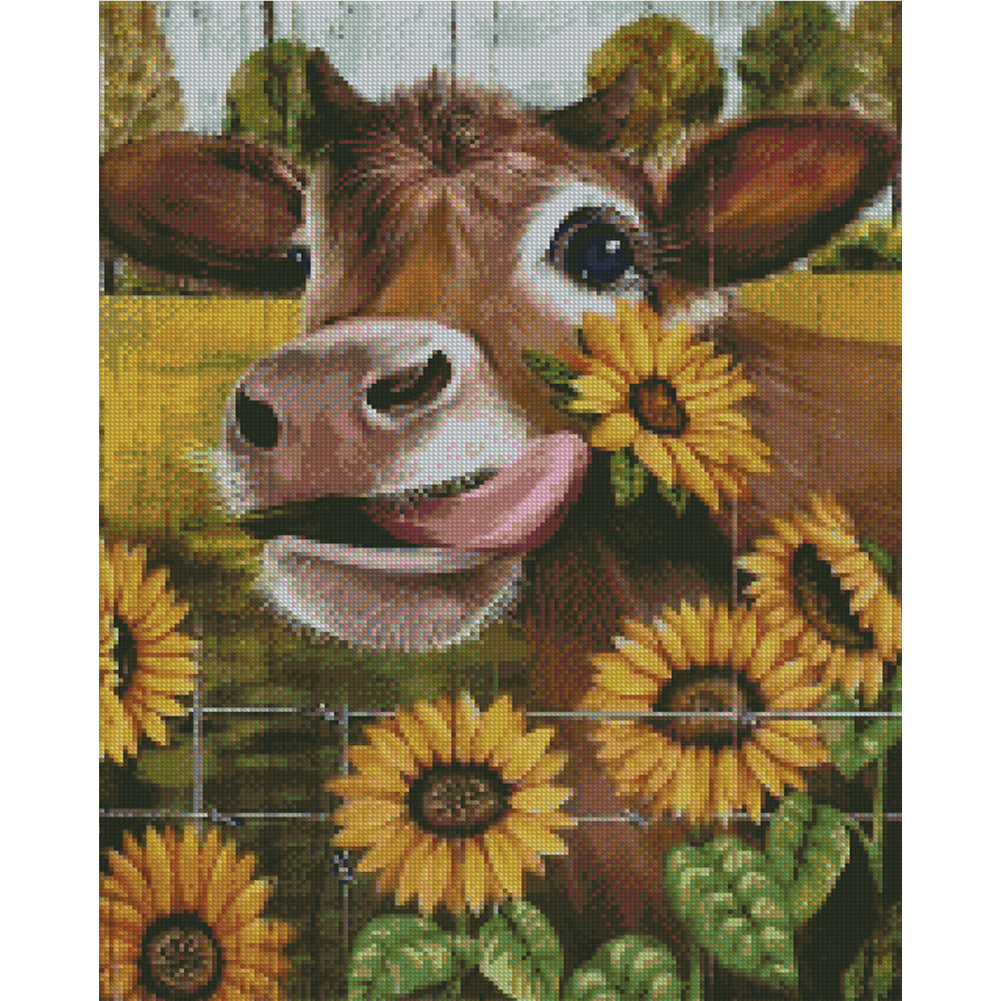 Ox - 11CT Stamped Cross Stitch 40*50CM