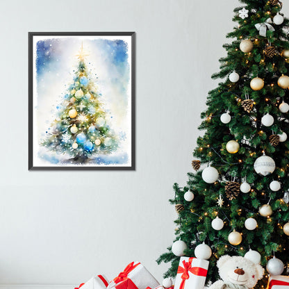 Christmas Tree - Full Round Drill Diamond Painting 30*40CM