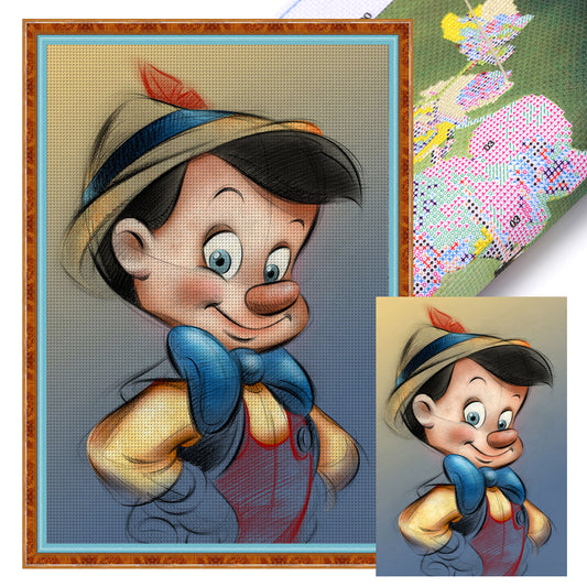Pinocchio Pinocchio - 11CT Stamped Cross Stitch 40*60CM