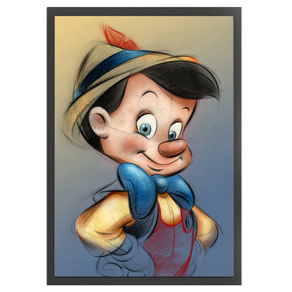 Pinocchio Pinocchio - 11CT Stamped Cross Stitch 40*60CM