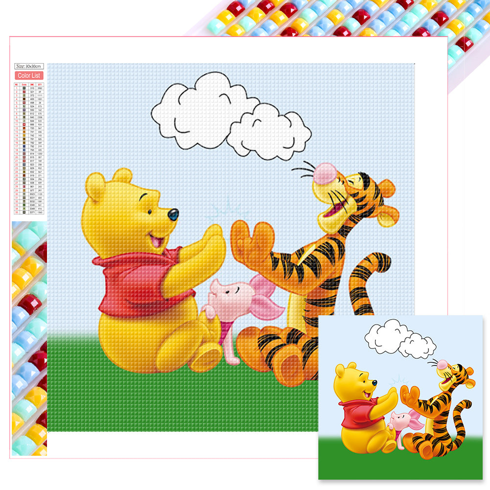 Bear - Full Square Drill Diamond Painting 30*30CM