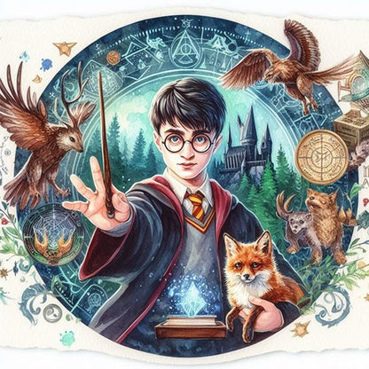 Harry Potter - Full Square Drill Diamond Painting 30*30CM