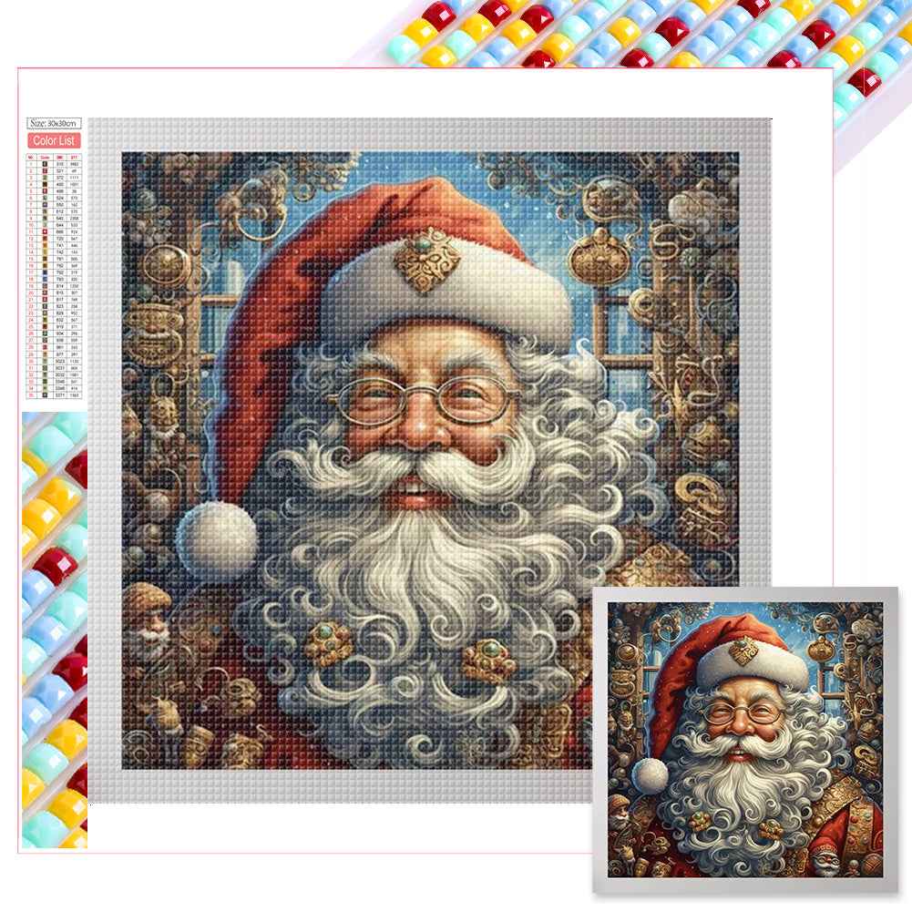 Santa Claus - Full Square Drill Diamond Painting 30*30CM