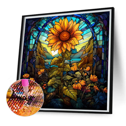 Flowers And Sunflowers - Full Square AB Drill Diamond Painting 30*30CM