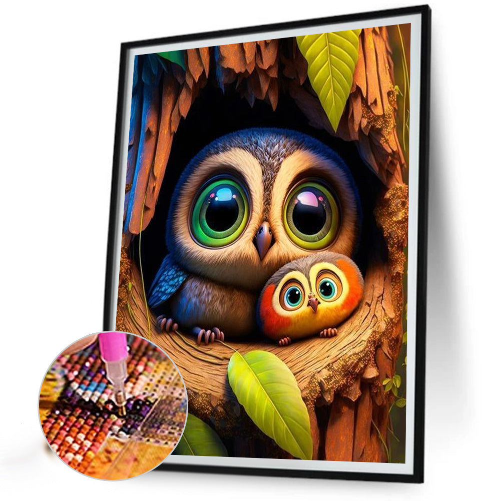 Cute Little Tree Spirit - Full Round Drill Diamond Painting 40*50CM