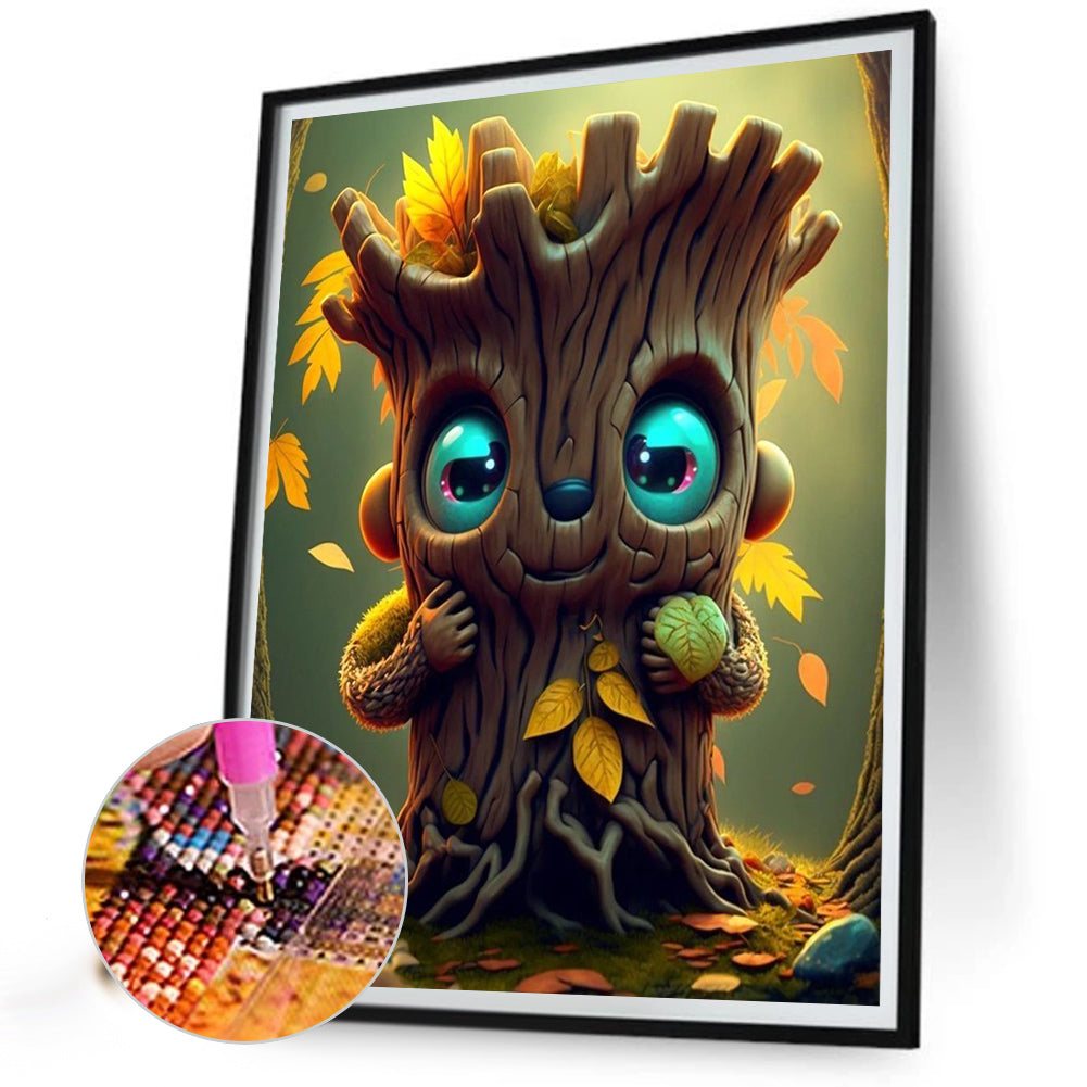 Cute Little Tree Spirit - Full Round Drill Diamond Painting 40*50CM