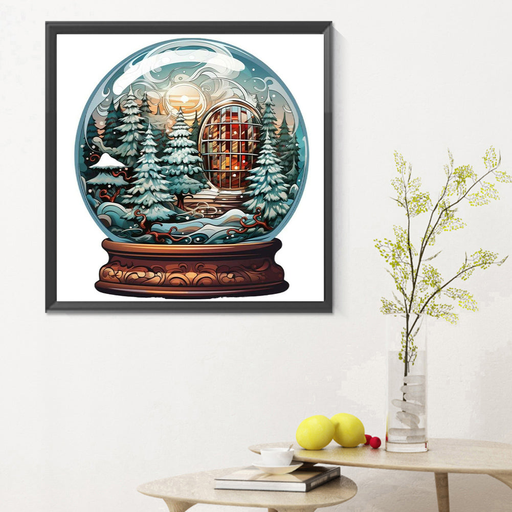 Christmas Crystal Ball - Full Round Drill Diamond Painting 30*30CM