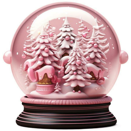 Christmas Crystal Ball - Full Round Drill Diamond Painting 30*30CM