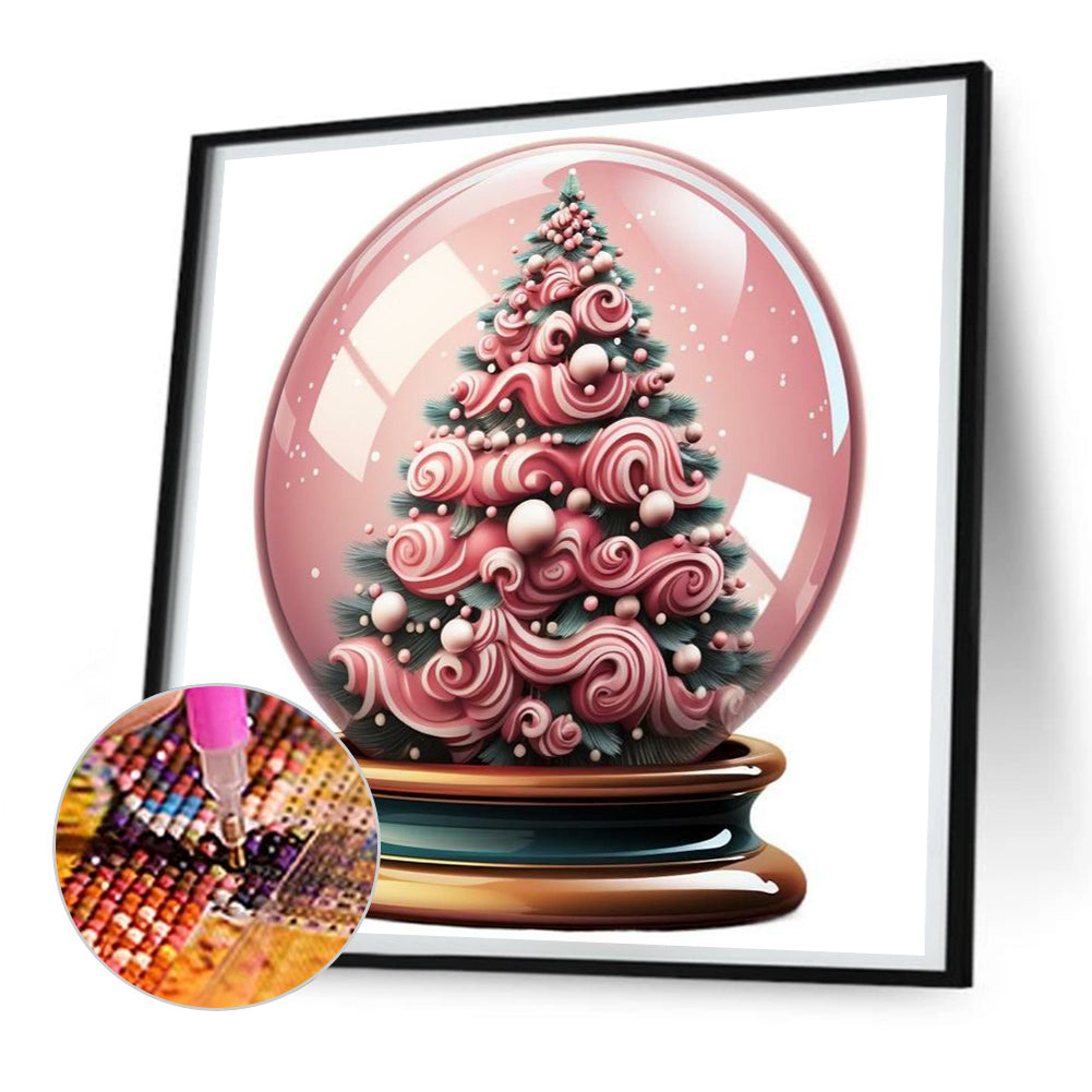 Christmas Crystal Ball - Full Round Drill Diamond Painting 30*30CM