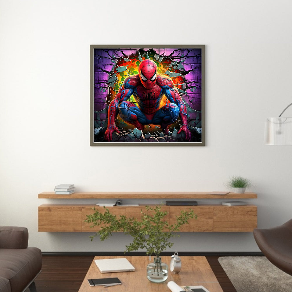 Marvel Spider-Man - 11CT Stamped Cross Stitch 50*45CM