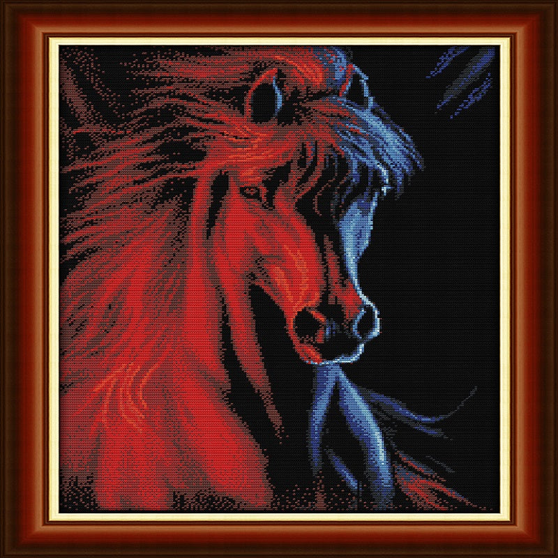 Ice And Fire - 14CT Stamped Cross Stitch 44*58CM(Joy Sunday)