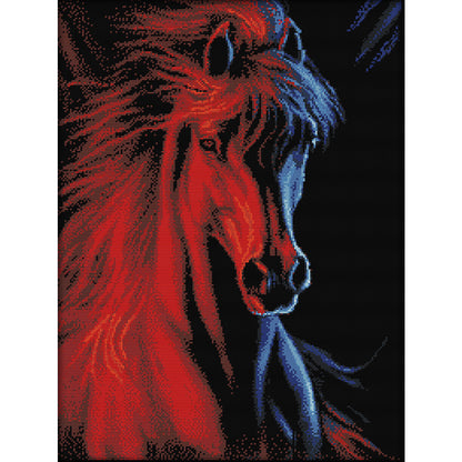 Ice And Fire - 14CT Stamped Cross Stitch 44*58CM(Joy Sunday)