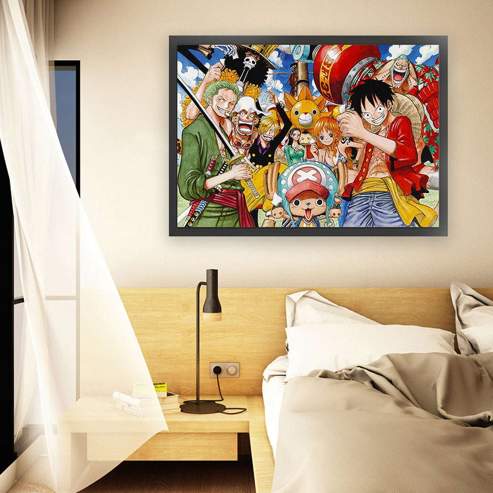 One Piece - 11CT Stamped Cross Stitch 100*74CM