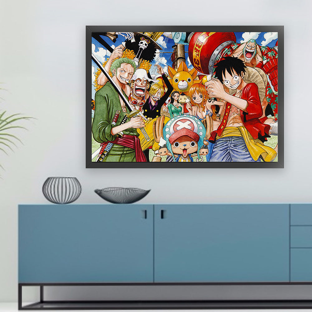 One Piece - 11CT Stamped Cross Stitch 100*74CM