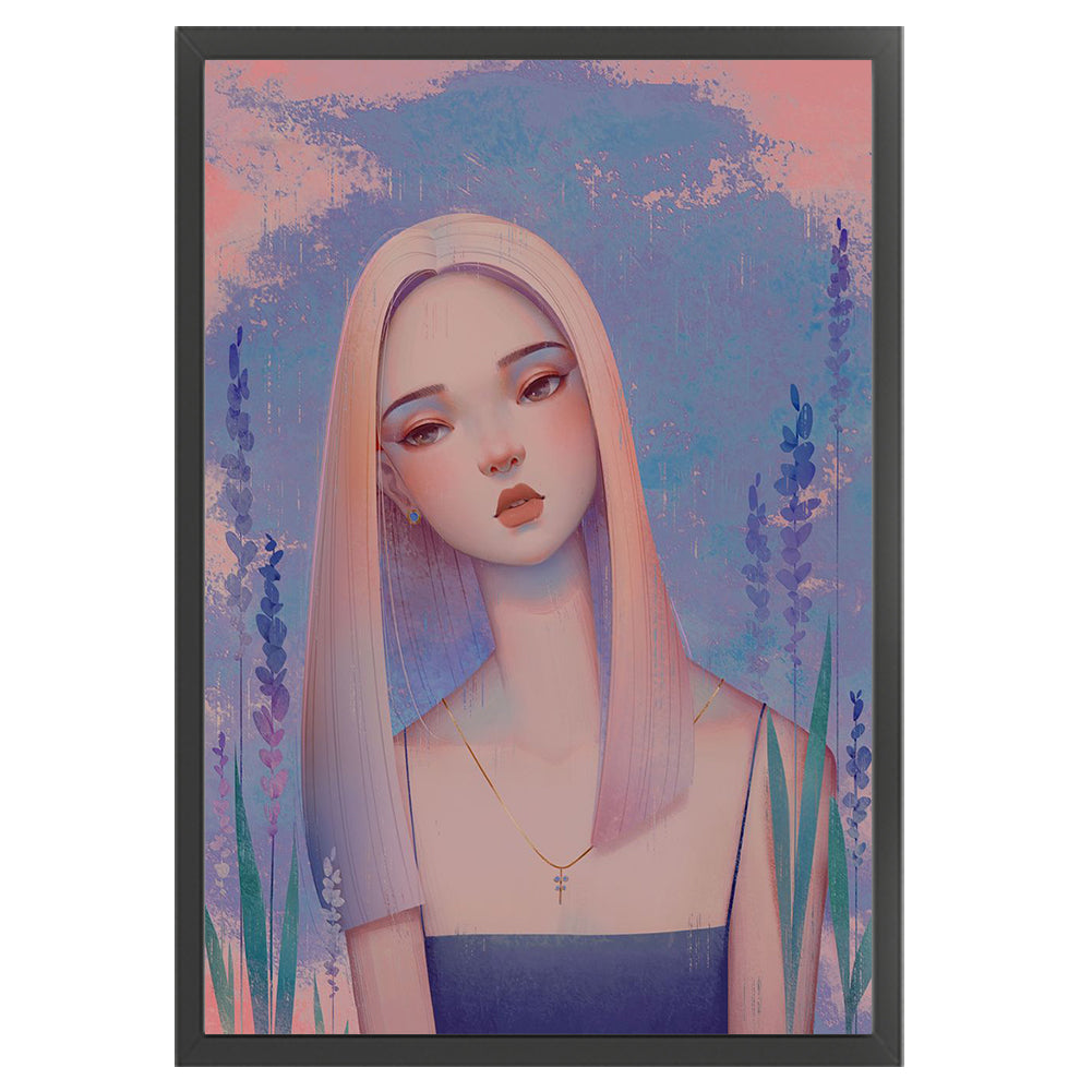 Flower Girl - 11CT Stamped Cross Stitch 40*60CM(Joy Sunday)