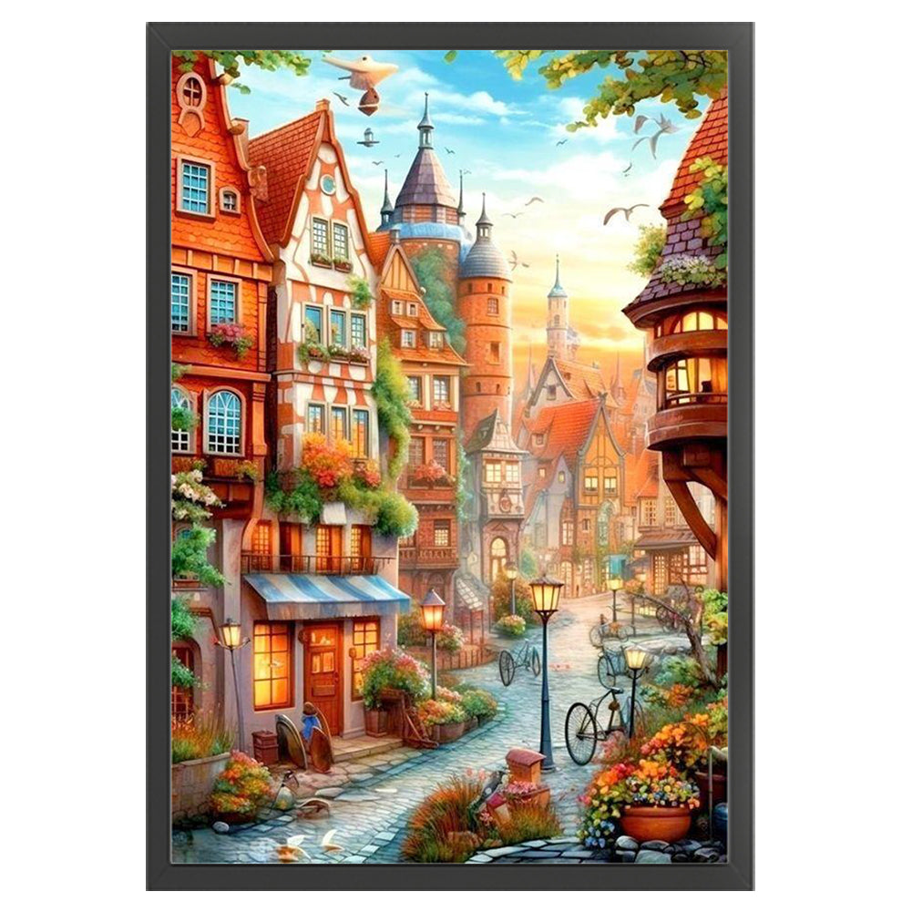 Castle - 11CT Stamped Cross Stitch 40*60CM(Joy Sunday)