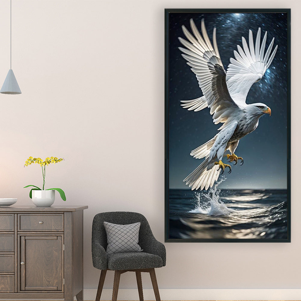 Sea Eagle - 11CT Stamped Cross Stitch 40*70CM(Joy Sunday)