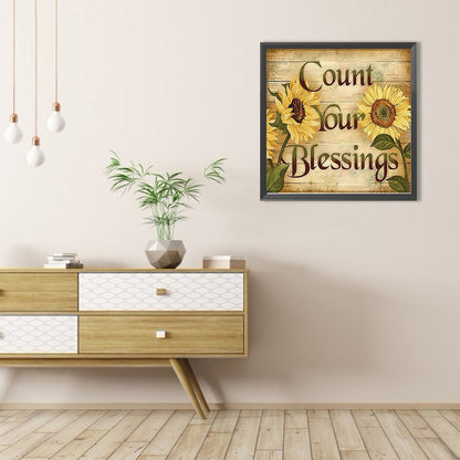 Count Your Blessings - Full AB Round Drill Diamond Painting 40*40CM