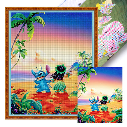 Stitch - 11CT Stamped Cross Stitch 40*50CM(Joy Sunday)