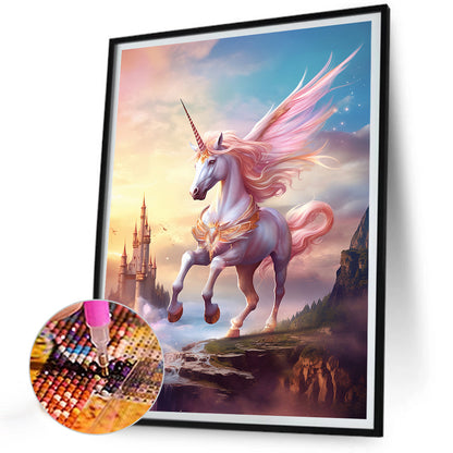 Fantasy Unicorn - Full Round Drill Diamond Painting 30*40CM