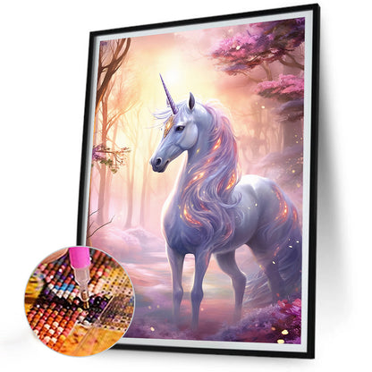 Fantasy Unicorn - Full Round Drill Diamond Painting 30*40CM