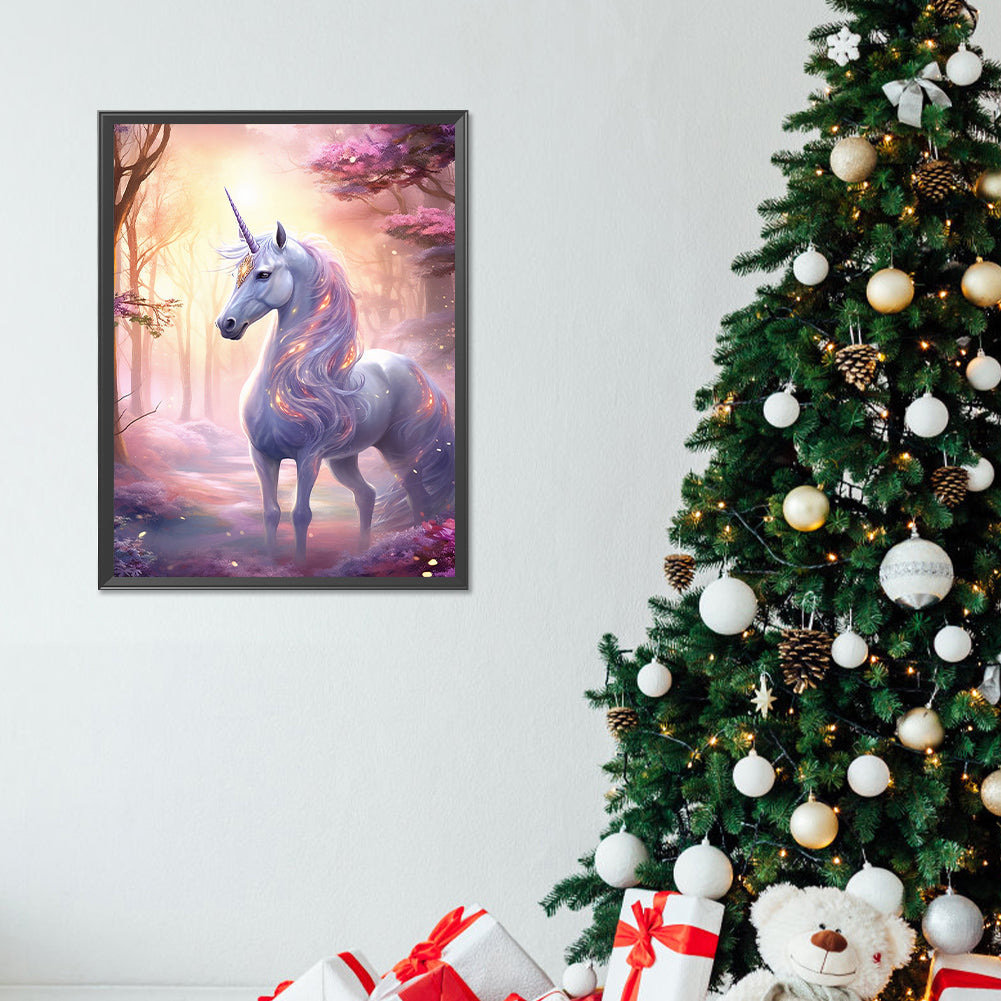 Fantasy Unicorn - Full Round Drill Diamond Painting 30*40CM