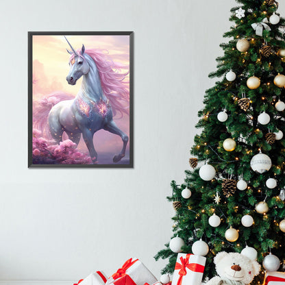 Fantasy Unicorn - Full Round Drill Diamond Painting 30*40CM