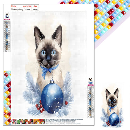 Cat - Full Square Drill Diamond Painting 30*40CM