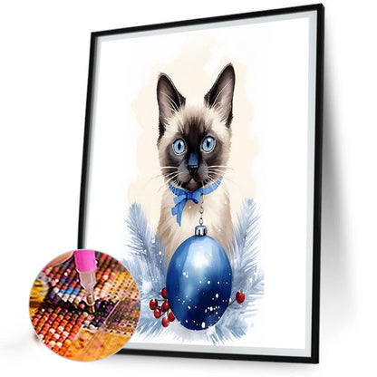 Cat - Full Square Drill Diamond Painting 30*40CM