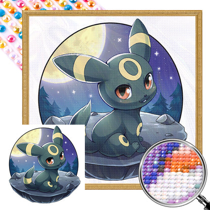 Moon Eevee - Full AB Round Drill Diamond Painting 30*30CM