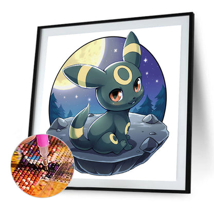 Moon Eevee - Full AB Round Drill Diamond Painting 30*30CM