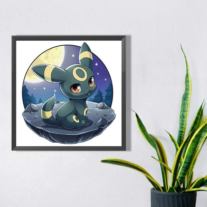 Moon Eevee - Full AB Round Drill Diamond Painting 30*30CM