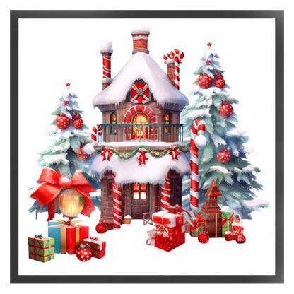 Christmas Igloo - 11CT Stamped Cross Stitch 50*50CM(Joy Sunday)