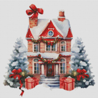 Christmas Igloo - 11CT Stamped Cross Stitch 50*50CM(Joy Sunday)