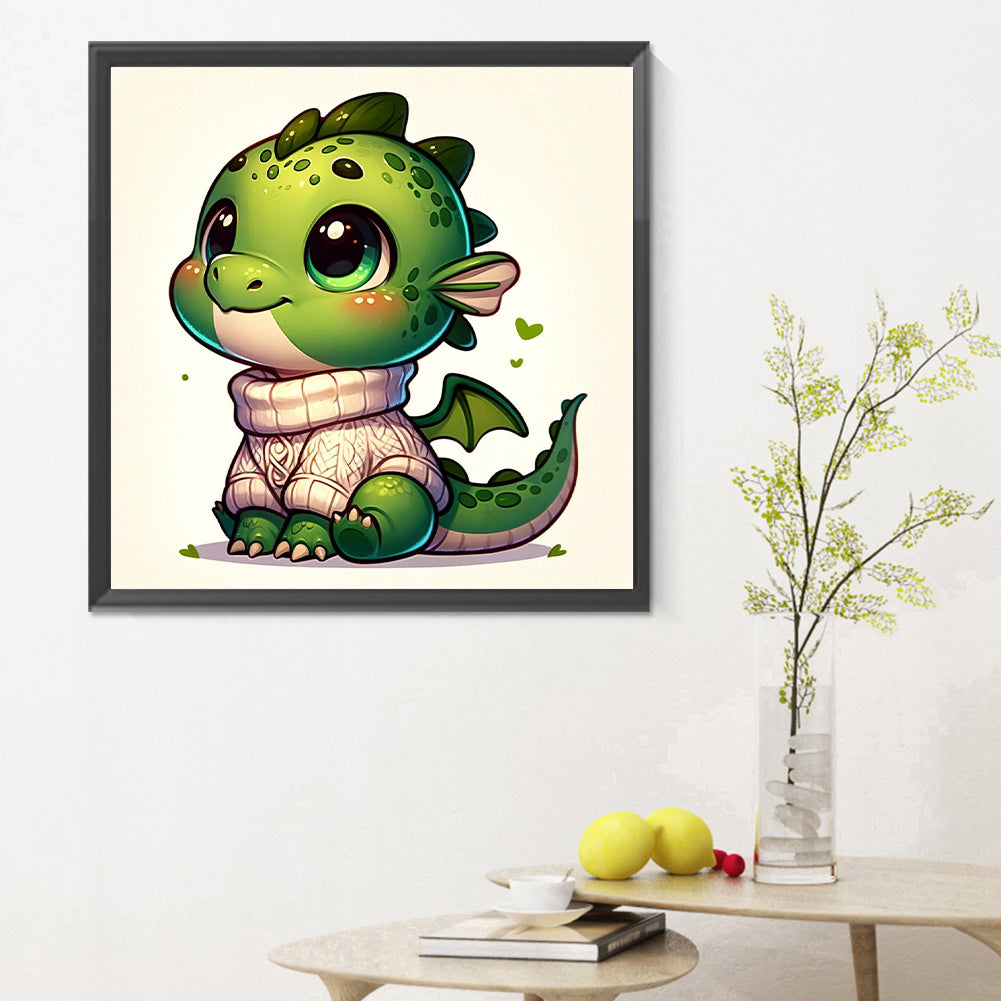 The Obedient Waiting Dragon - Full Round Drill Diamond Painting 30*30CM