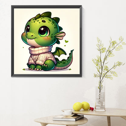 The Obedient Waiting Dragon - Full Round Drill Diamond Painting 30*30CM