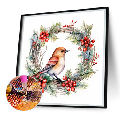 Garland Bird - Full Round Drill Diamond Painting 30*30CM